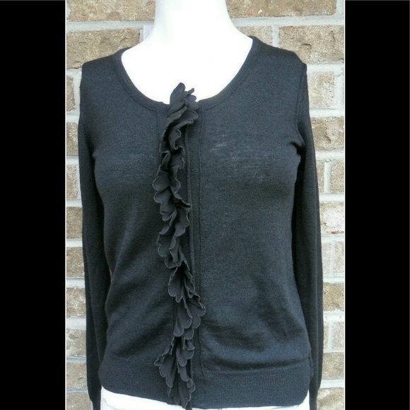 Chloe Sweaters - Chloe black knit top / cardigan  sweater sz M